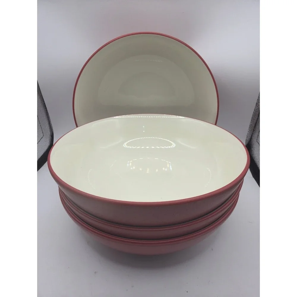 Set Of 4 Noritake Colorwave (Red) Raspberry 7